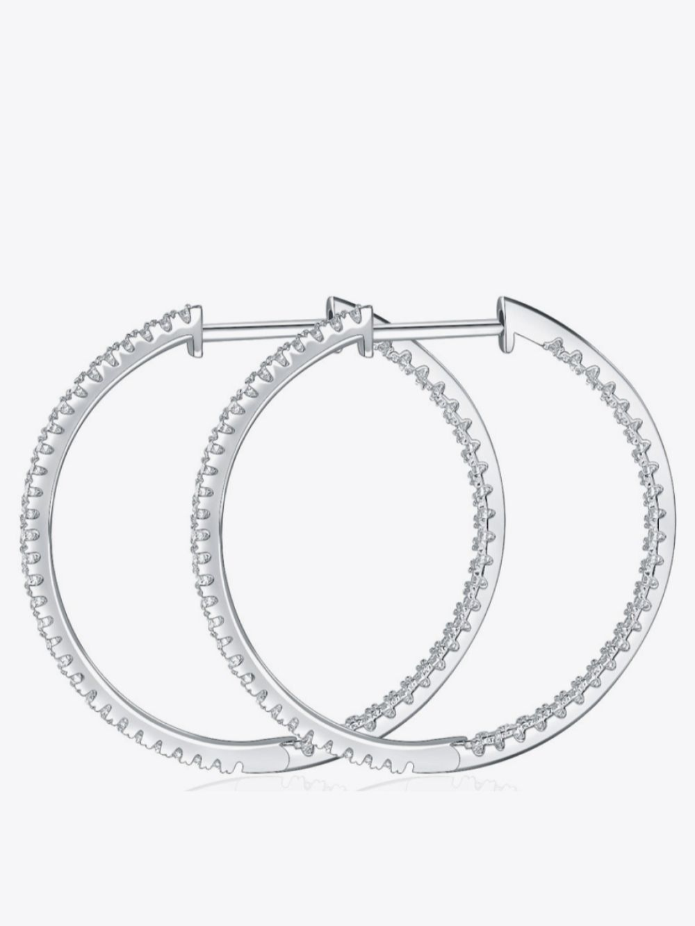 Solvivra Glimmer Vow Hoop Earrings