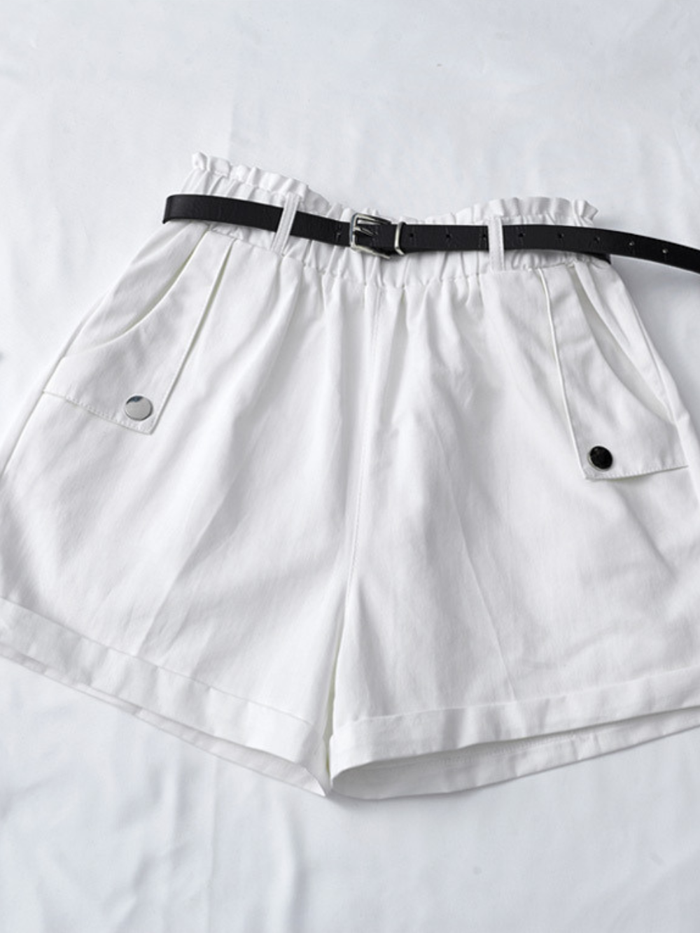 Solvivra Plicated High-Waist Trousers