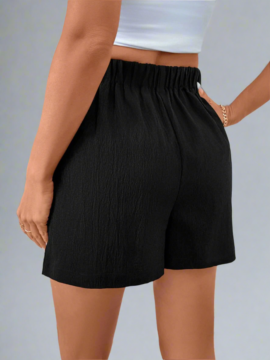 Solvivra Minimal Mood Pleated Shorts