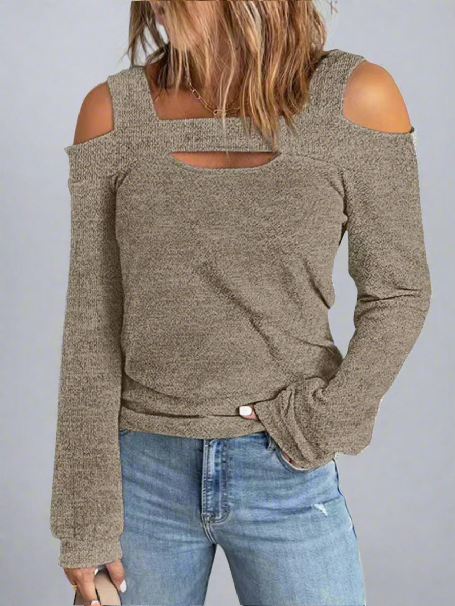Solvivra Bare Mystique Cold Shoulder Top