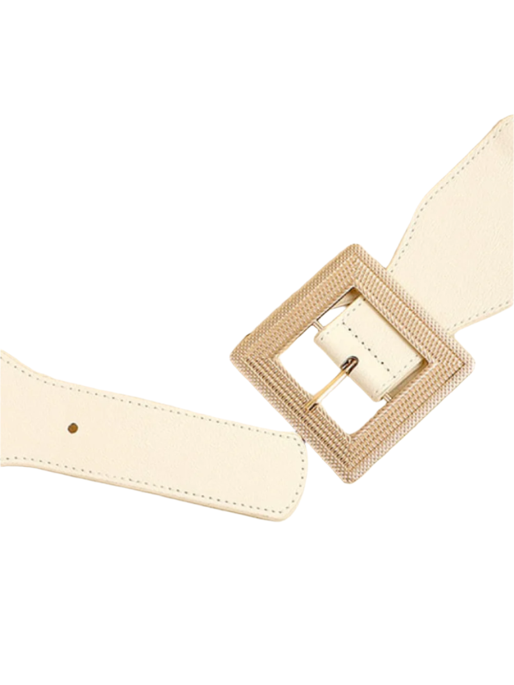 Solvivra Polished Frame PU Leather Belt