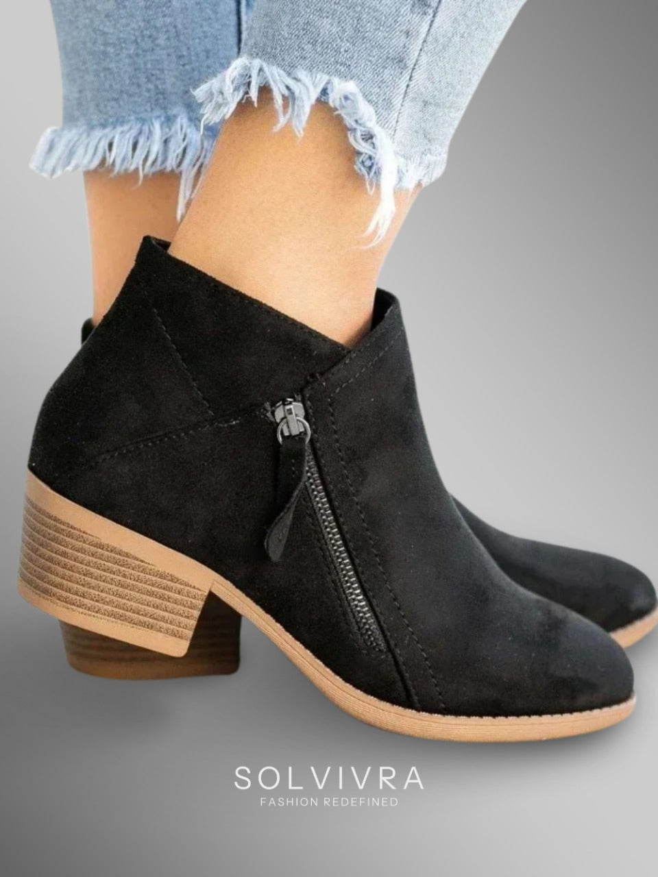 Solvivra Stomp in Style Ankle Boots