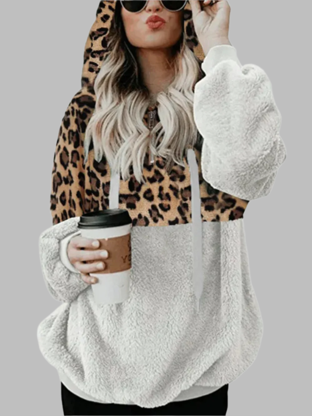 Solvivra Safari Velvet Plush Hoodie