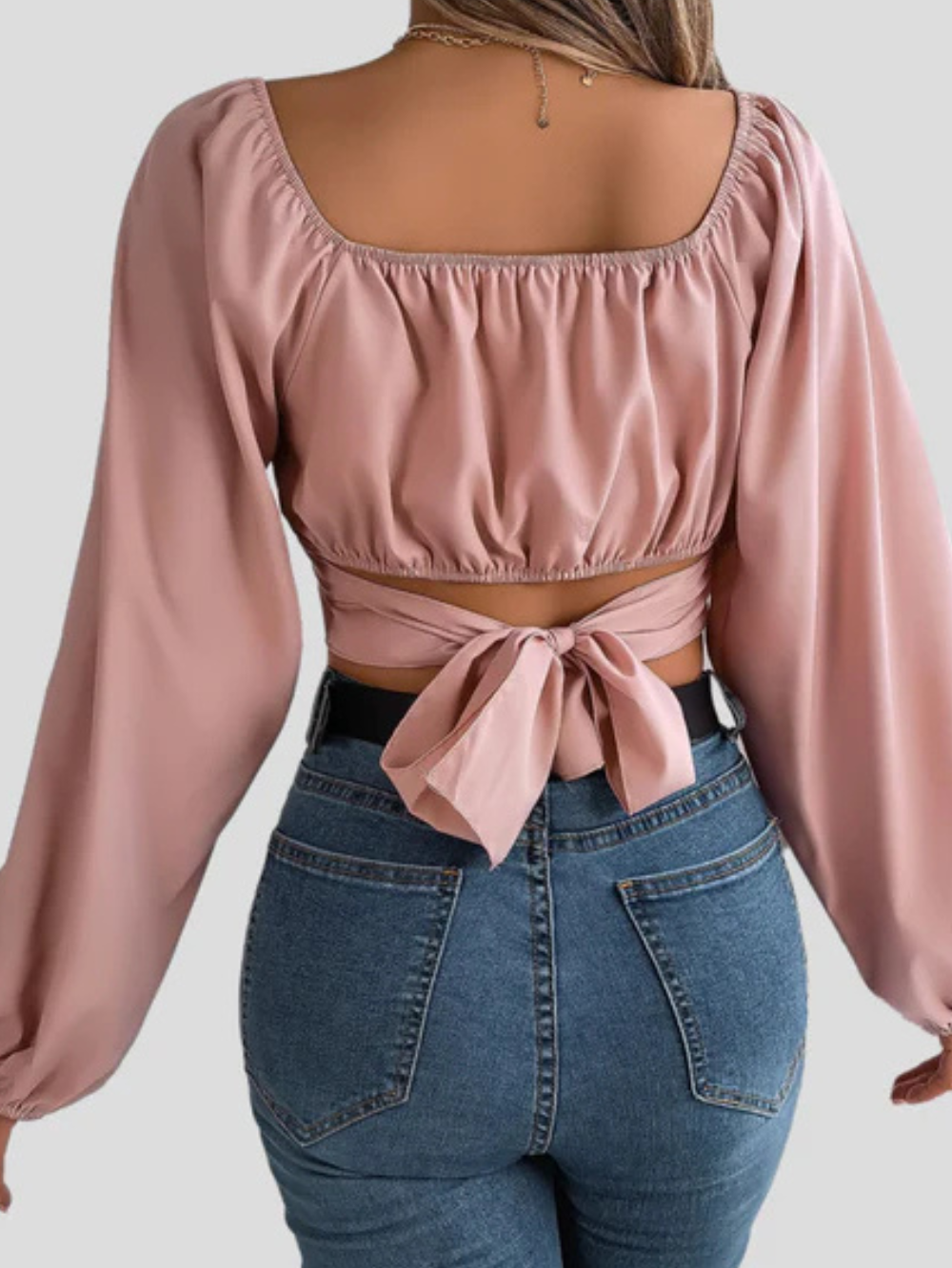 Solvivra Celestia Lantern Sleeve Midriff