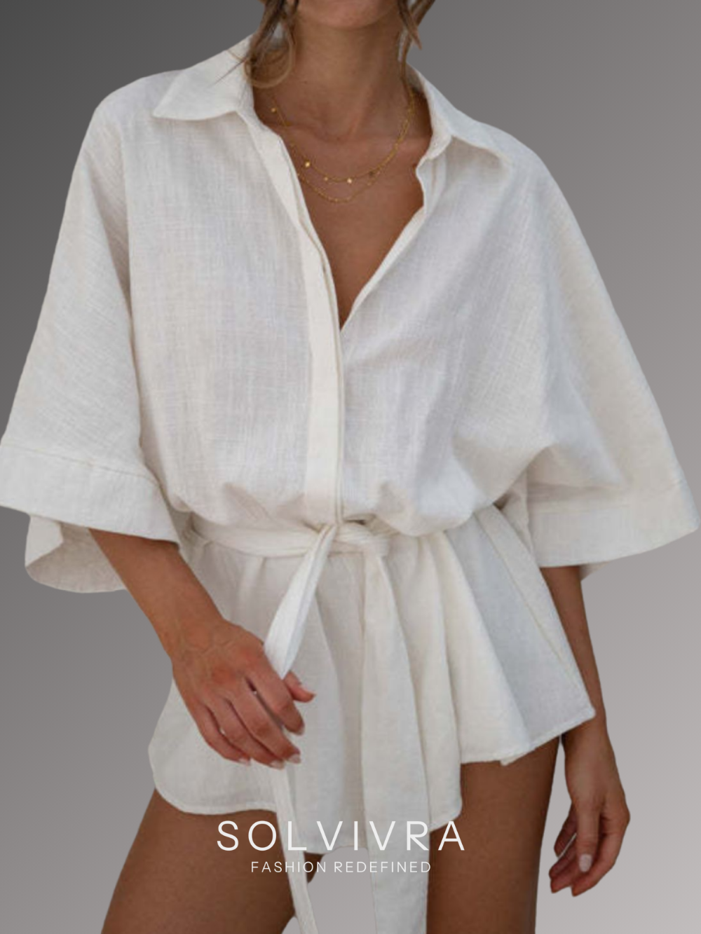 Solvivra Easy Authority Collared Romper