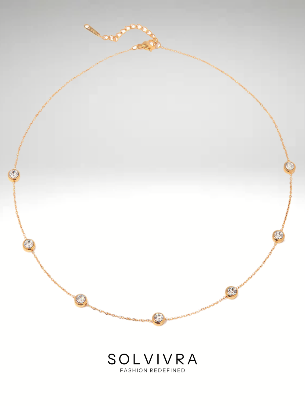 Solvivra Crystal Kiss Necklace and Bracelet Set