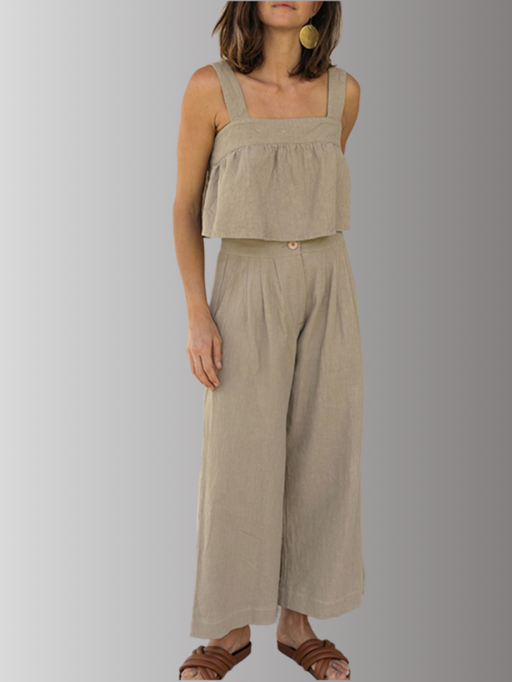 Solvivra Fresh Frame Wide Strap and Pants Set
