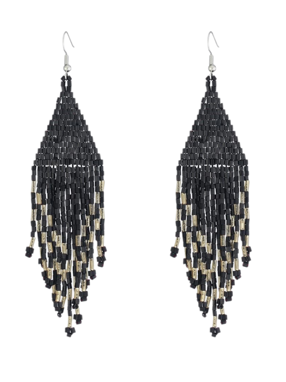 Solvivra Cascade Charm Beaded Dangle Earrings