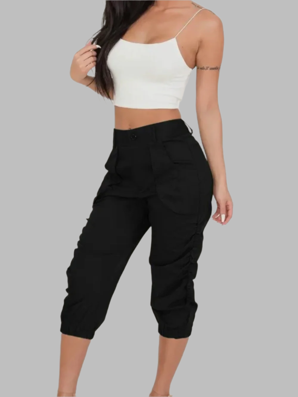 Solvivra LushFlow Cropped Pants