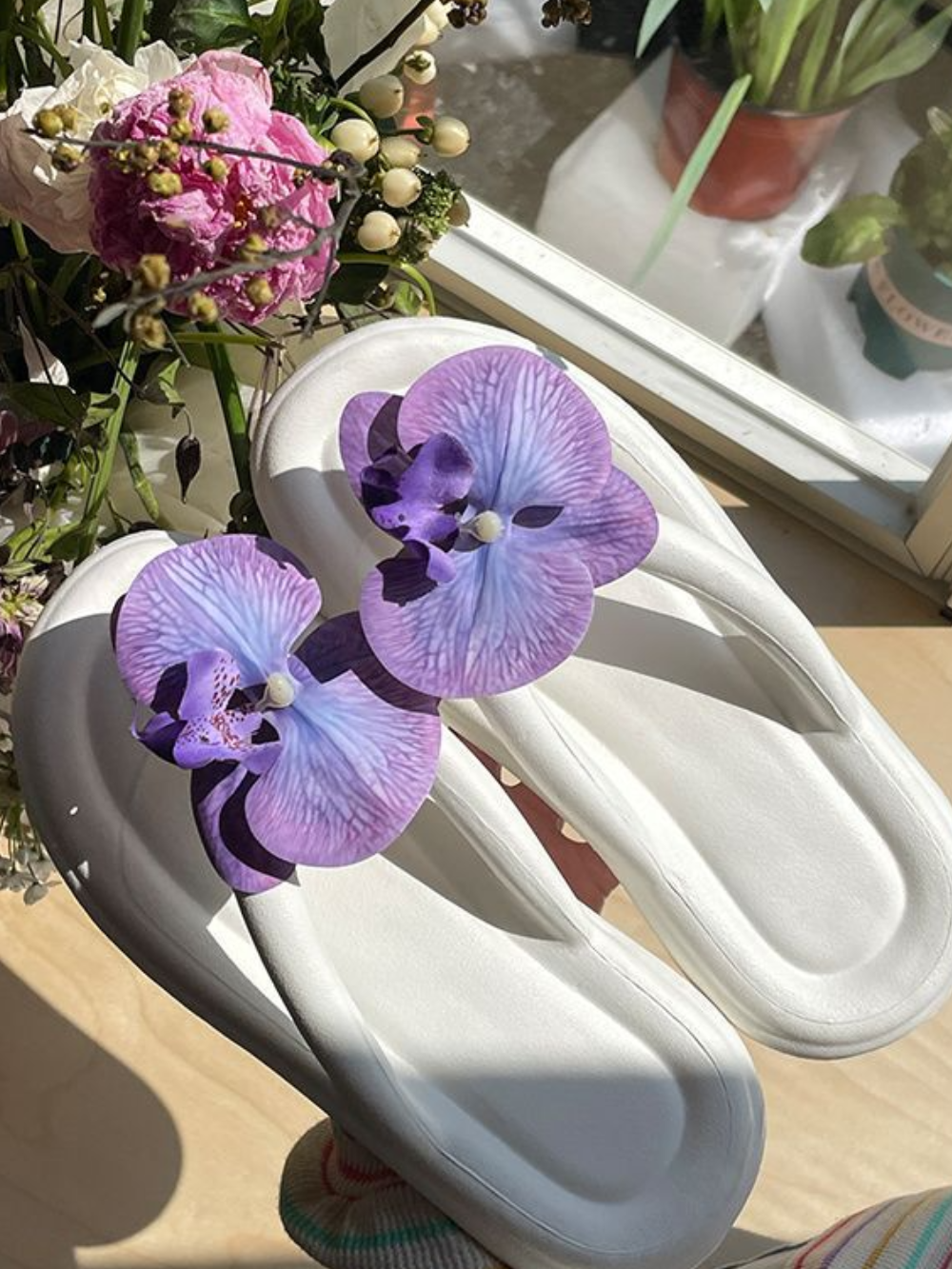 Solvivra Eva Slippers - Orchid Collection