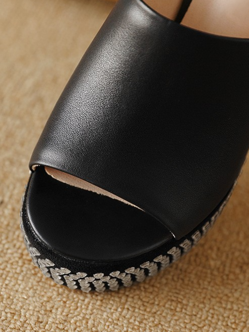 Solvivra Diamond Step Platform Heels