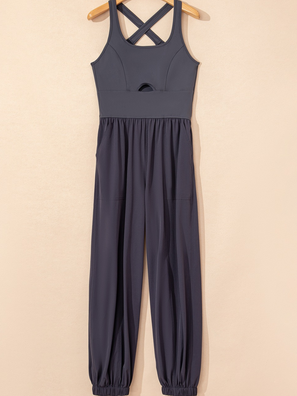 Solvivra Sculpt Flex Cutout Jumpsuit