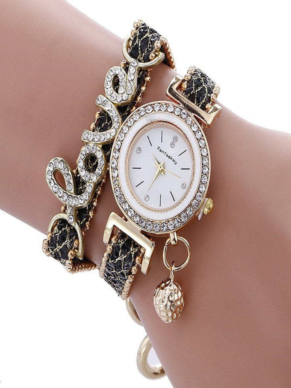Solvivra Chained to Love Bracelet Watch