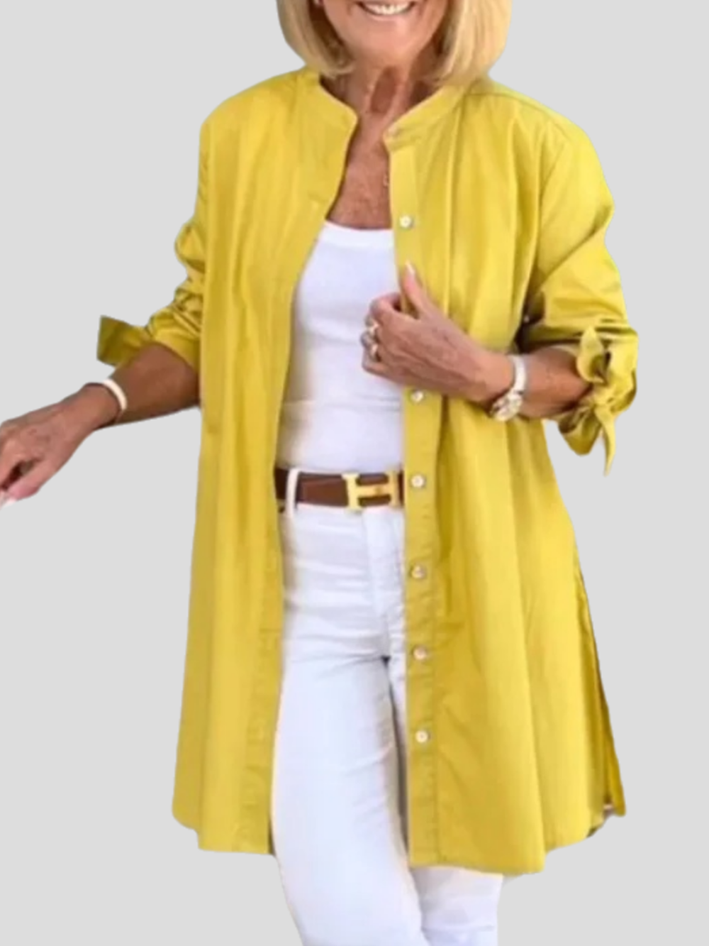 Solvivra Luxeline Stand Collar Top