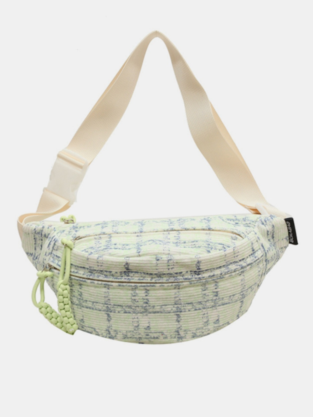 Solvivra Splash Thread Plaid Crossbody Bag