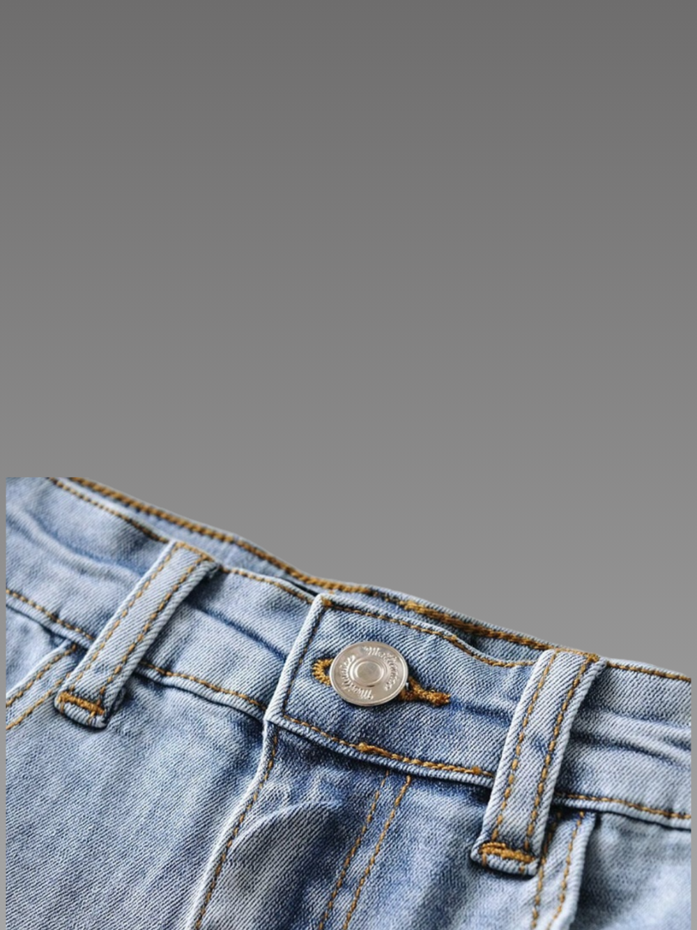 Solvivra Snatch Side Denim Shorts