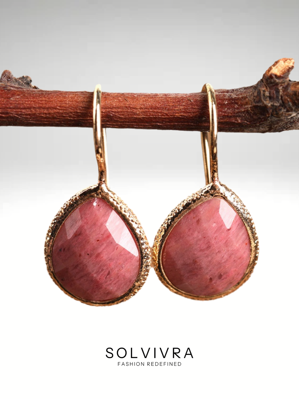 Solvivra Crystal Rainfall Drop Earrings