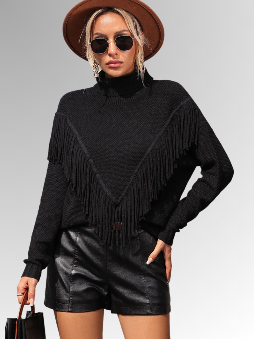 Solvivra Twist & Tassel Pullover