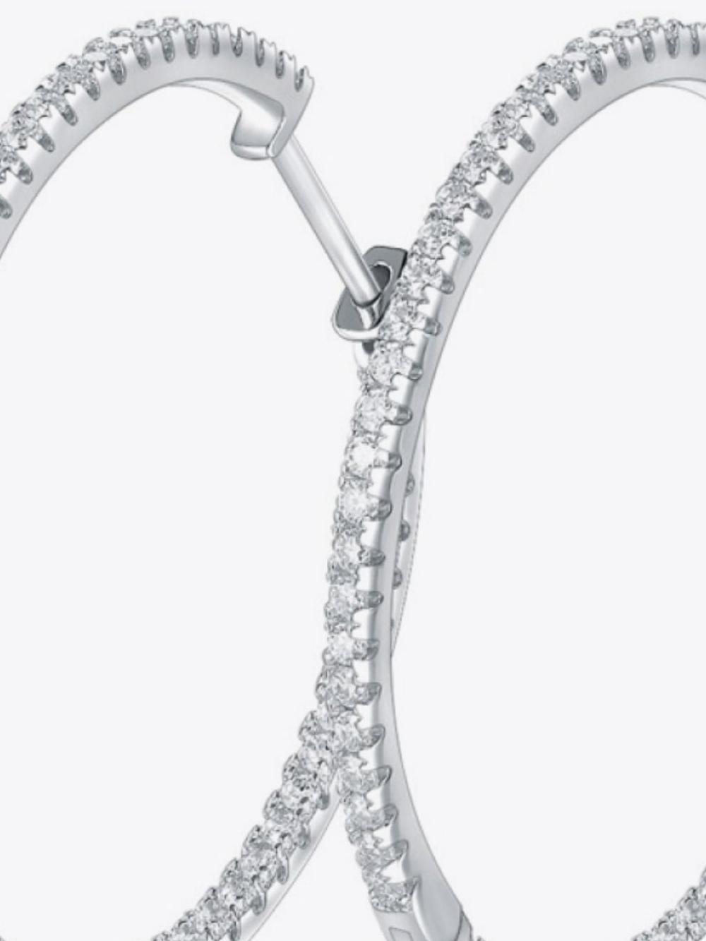 Solvivra Glimmer Vow Hoop Earrings