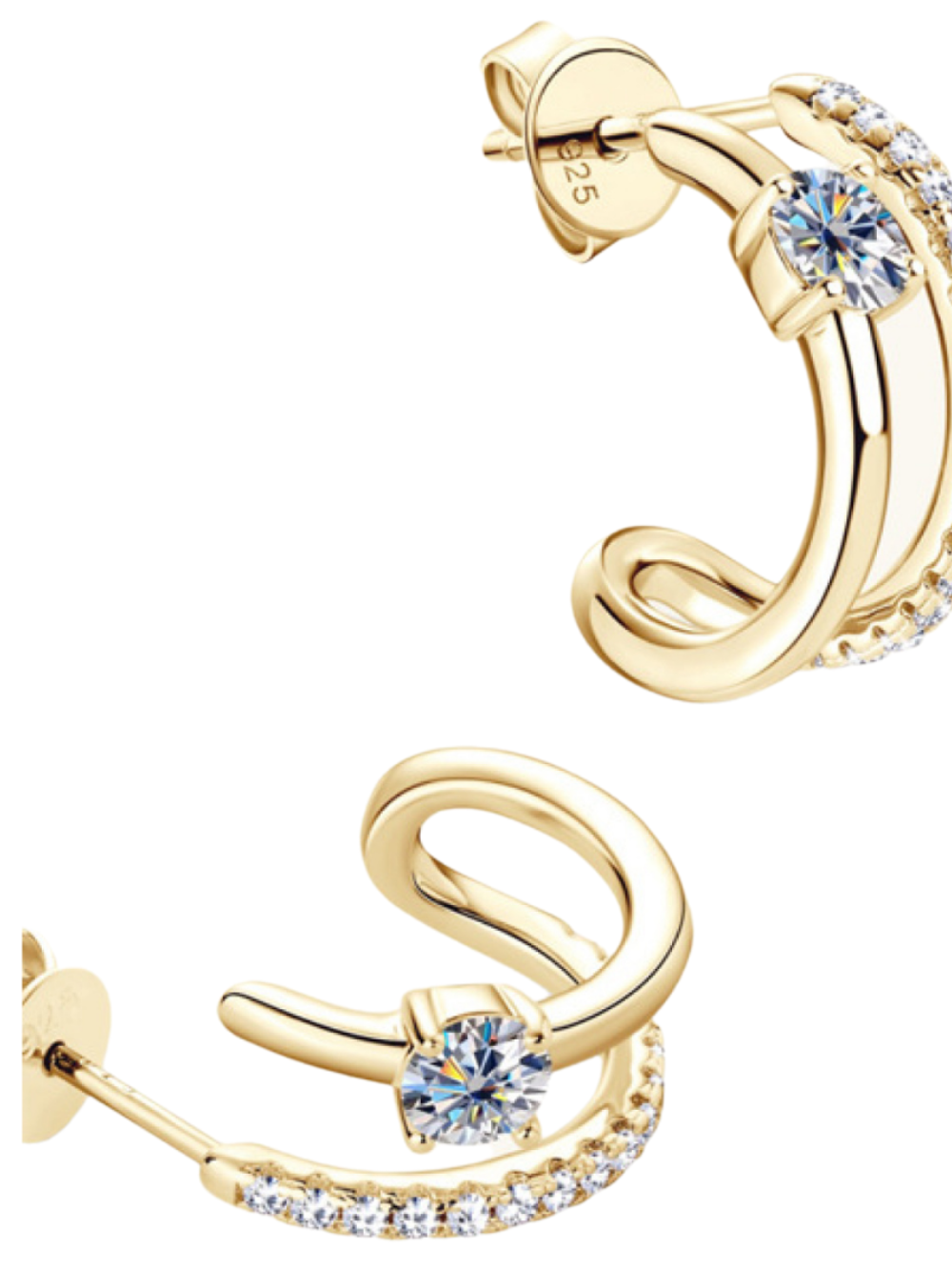 Solvivra Luminara Loop Earrings