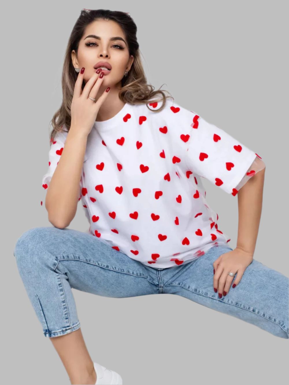 Solvivra Much Love Basic Loose Tee