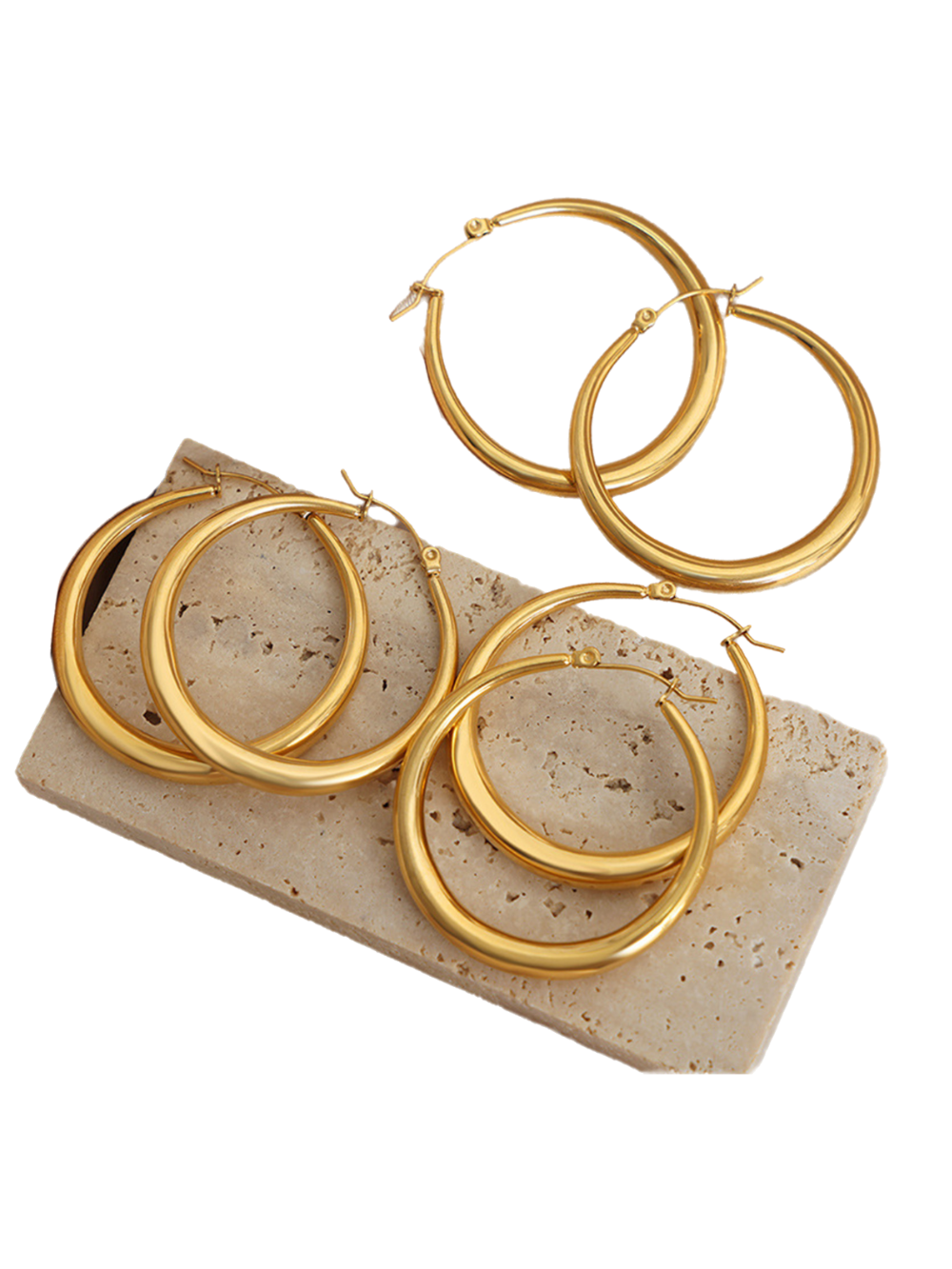 Solvivra Golden Hour Hoop Earrings