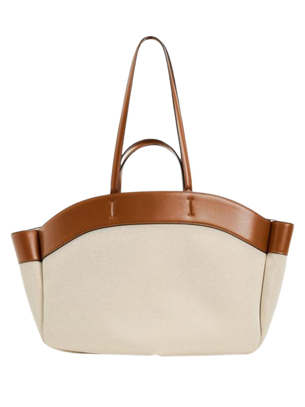Solvivra Two-Tone Canvas Shoulder Bag