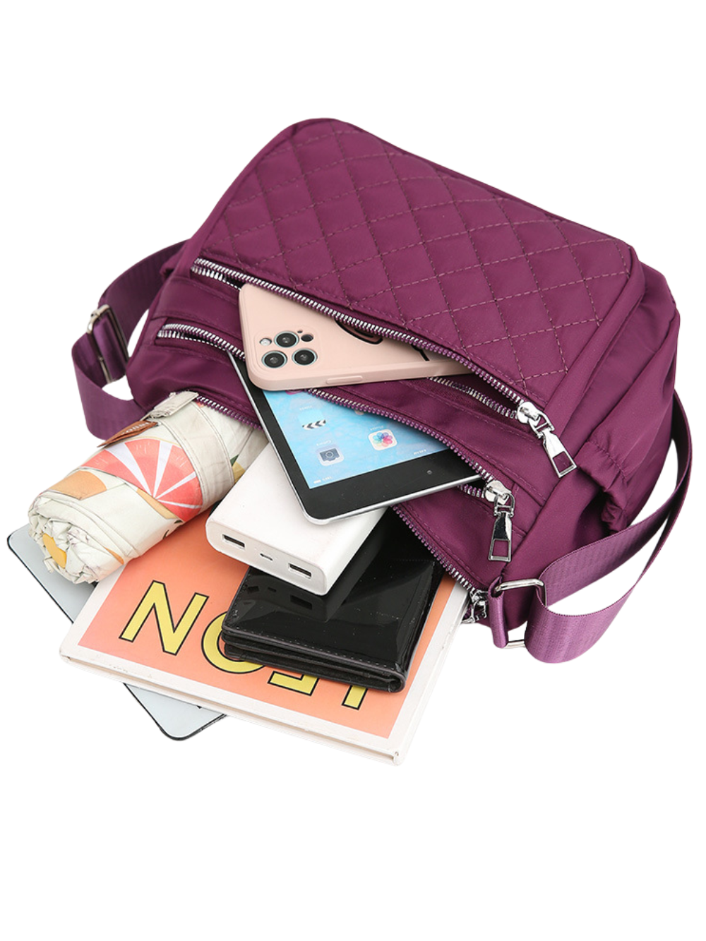 Solvivra FlexPort Oxford Travel Shoulder Bag