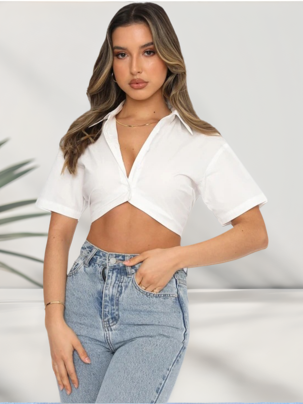 Solvivra Sunny Luxe Lapel Blouse