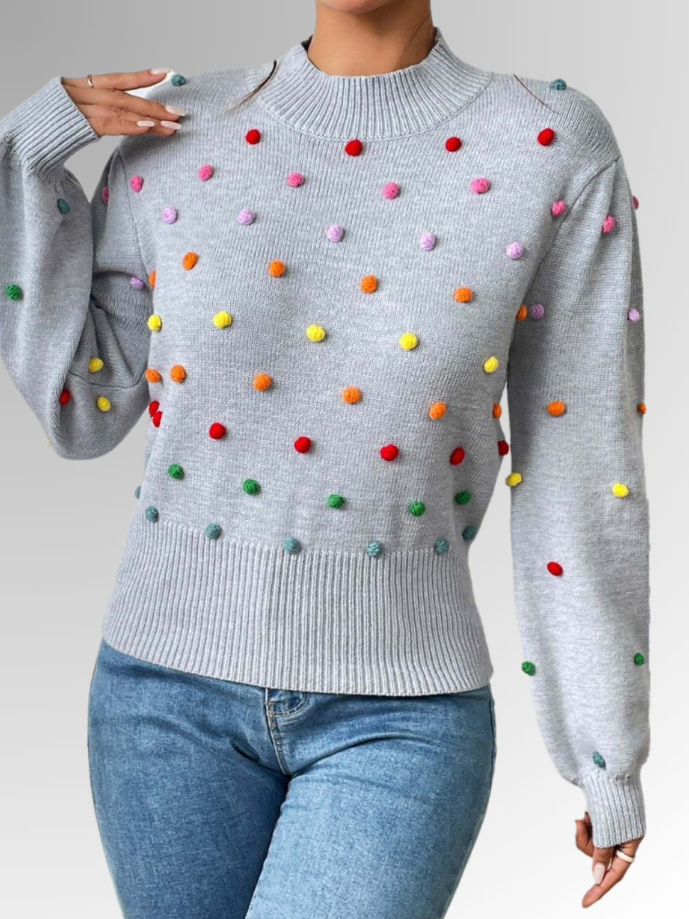 Solvivra Playful Puff Sweater