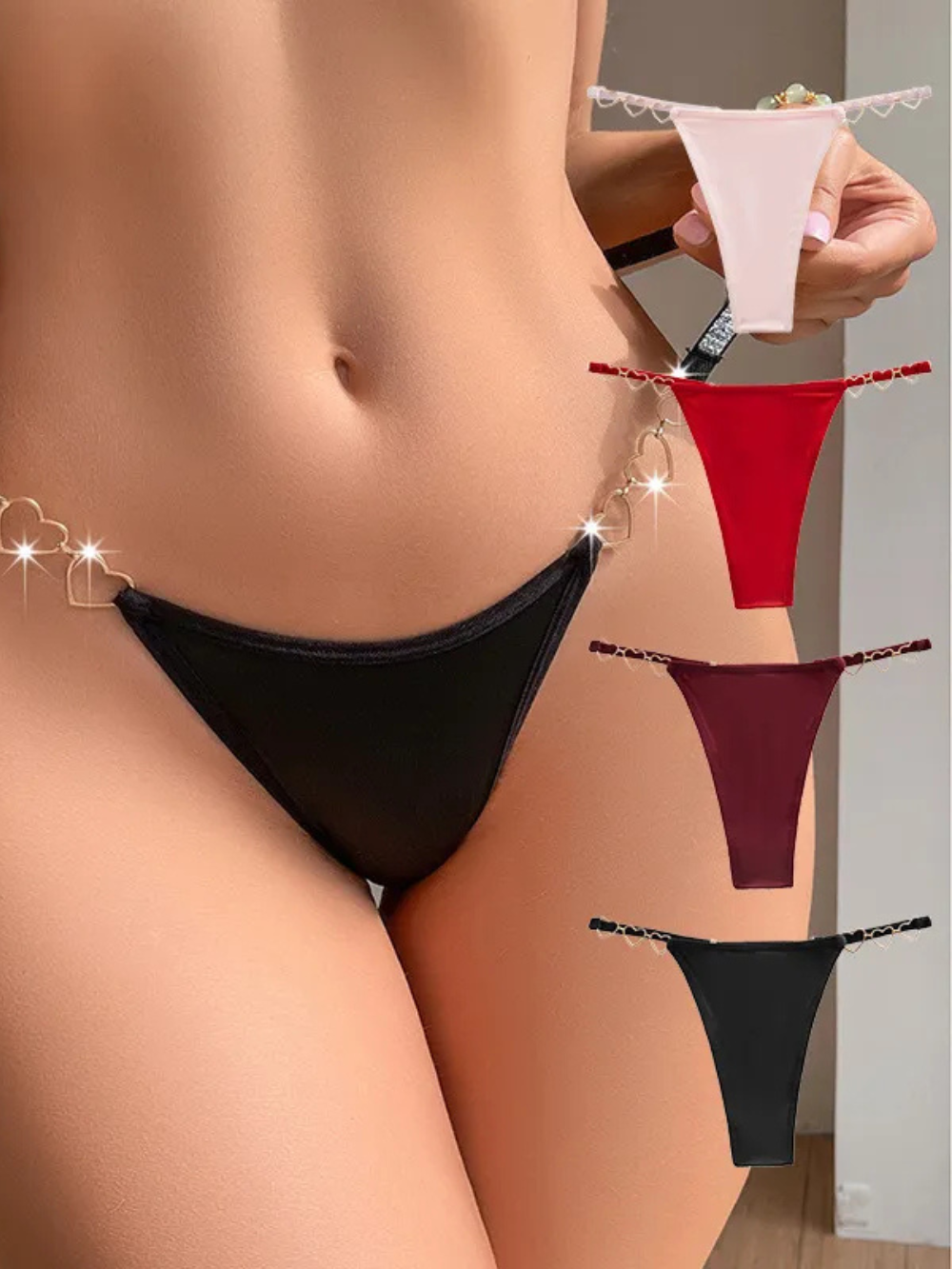 Solvivra Heartstring Affair Seamless T-back