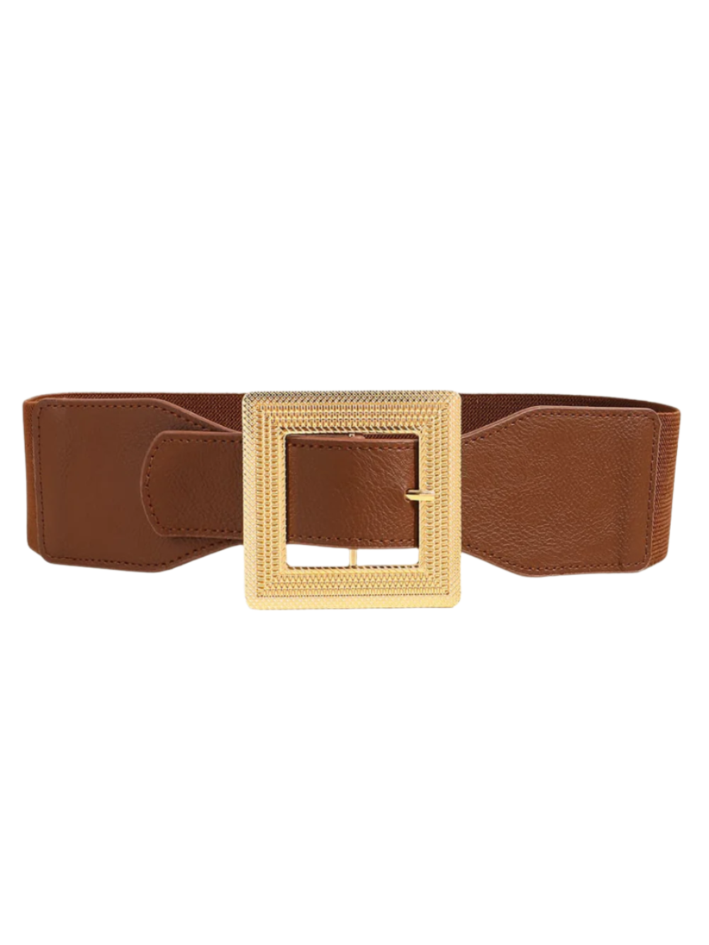 Solvivra Polished Frame PU Leather Belt
