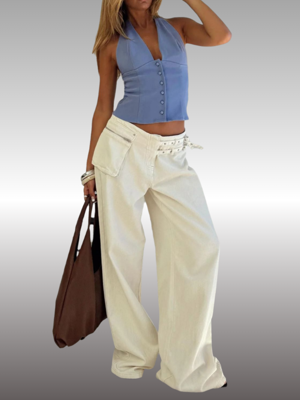 Solvivra Freedom Fit Wide Leg Pants