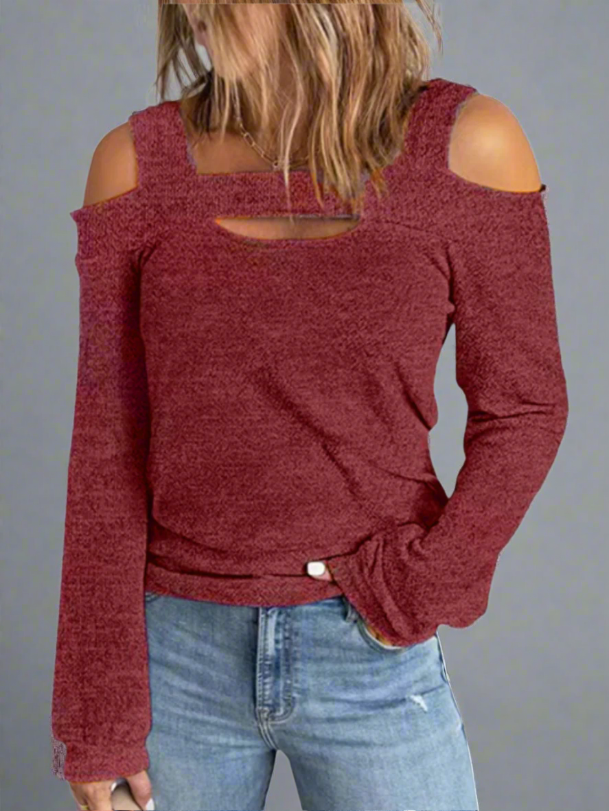 Solvivra Bare Mystique Cold Shoulder Top