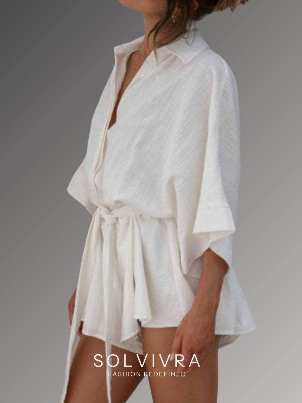 Solvivra Easy Authority Collared Romper