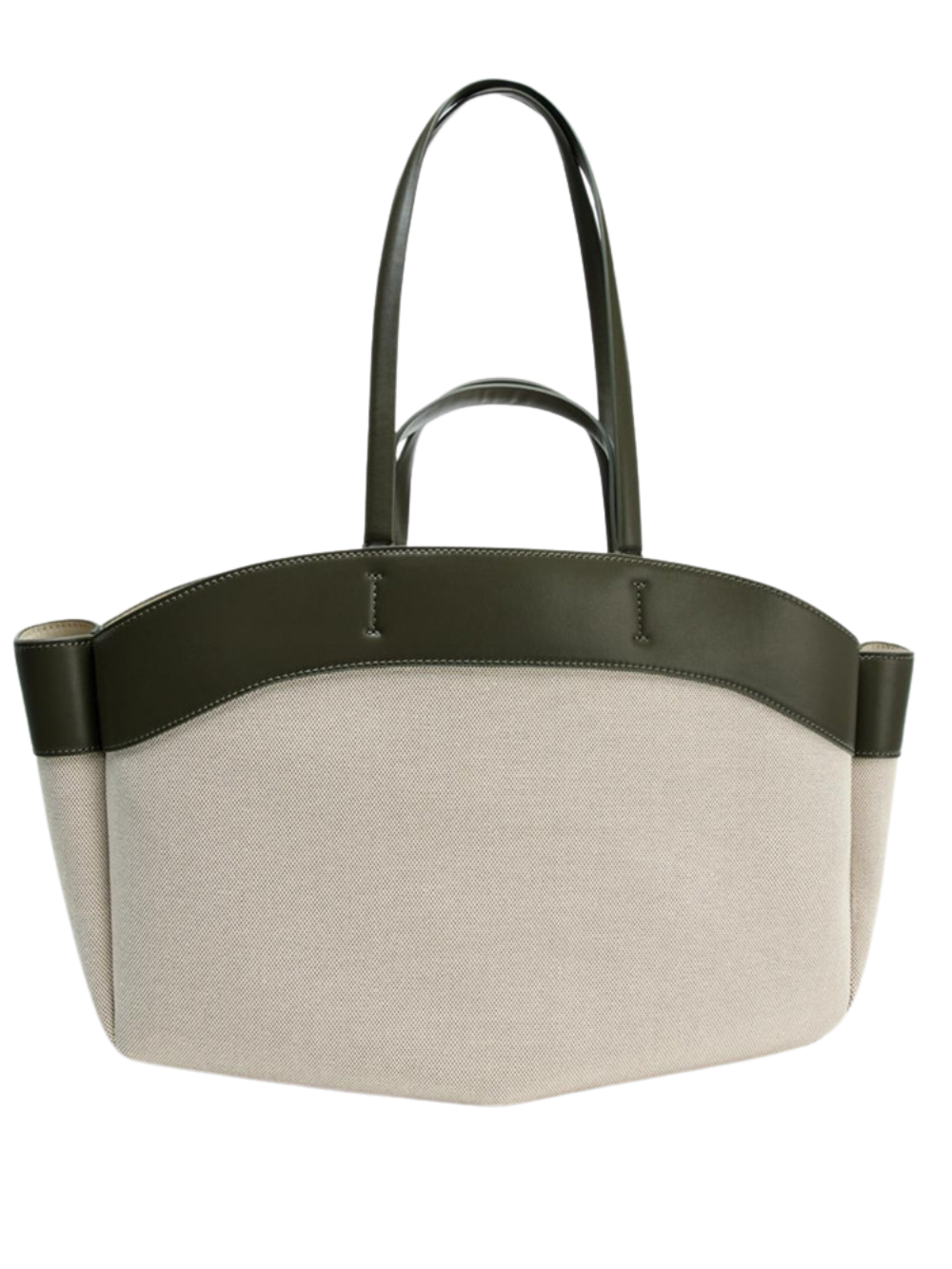 Solvivra Two-Tone Canvas Shoulder Bag