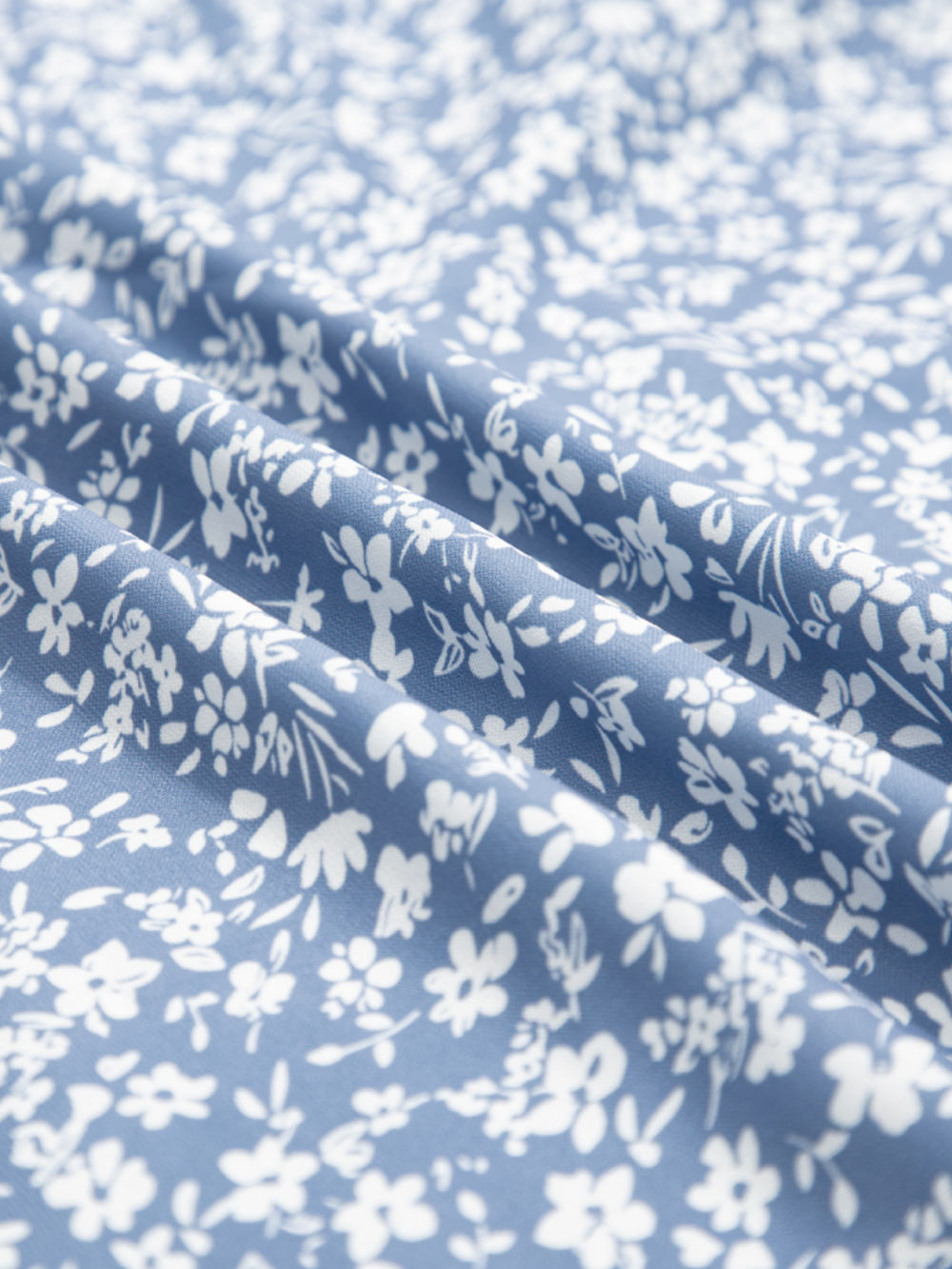 Solvivra Blue Oasis Side Split Long Skirt