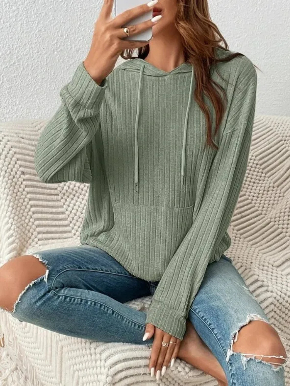 Solvivra Sunken Stripe Hoodie