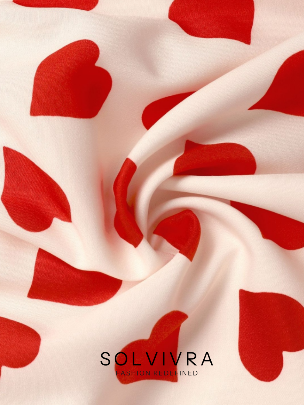 Solvivra Twirl My Heart Peplum Top