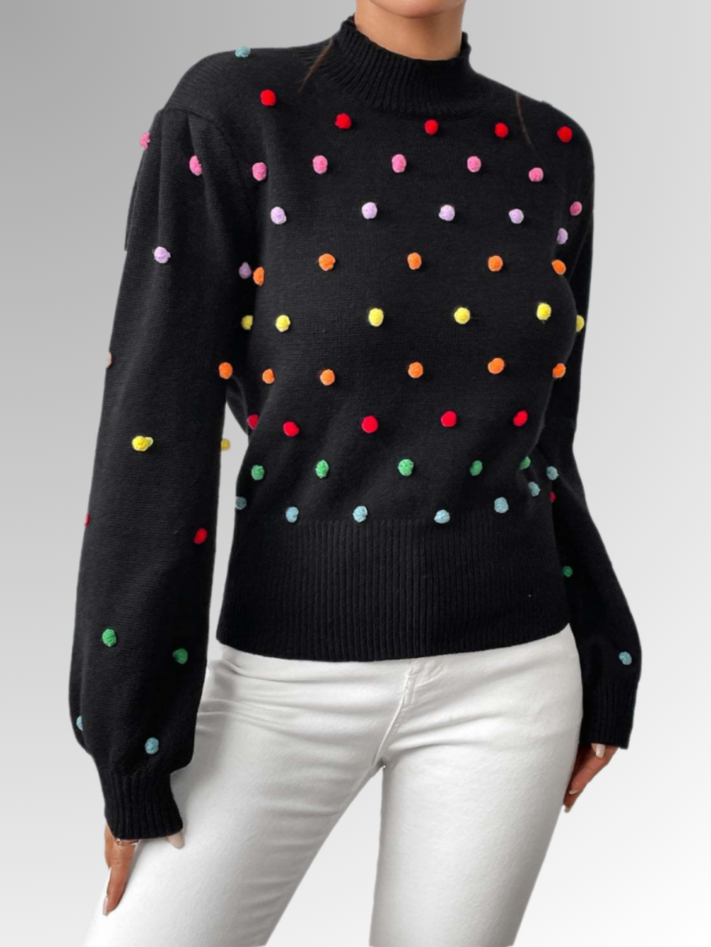 Solvivra Playful Puff Sweater