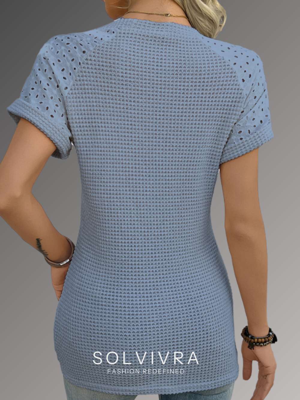 Solvivra Sweetly Woven Knit Top