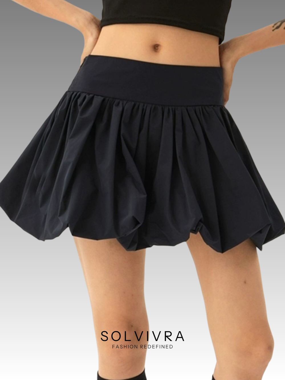 Solvivra Bubble Trouble Mini Skirt