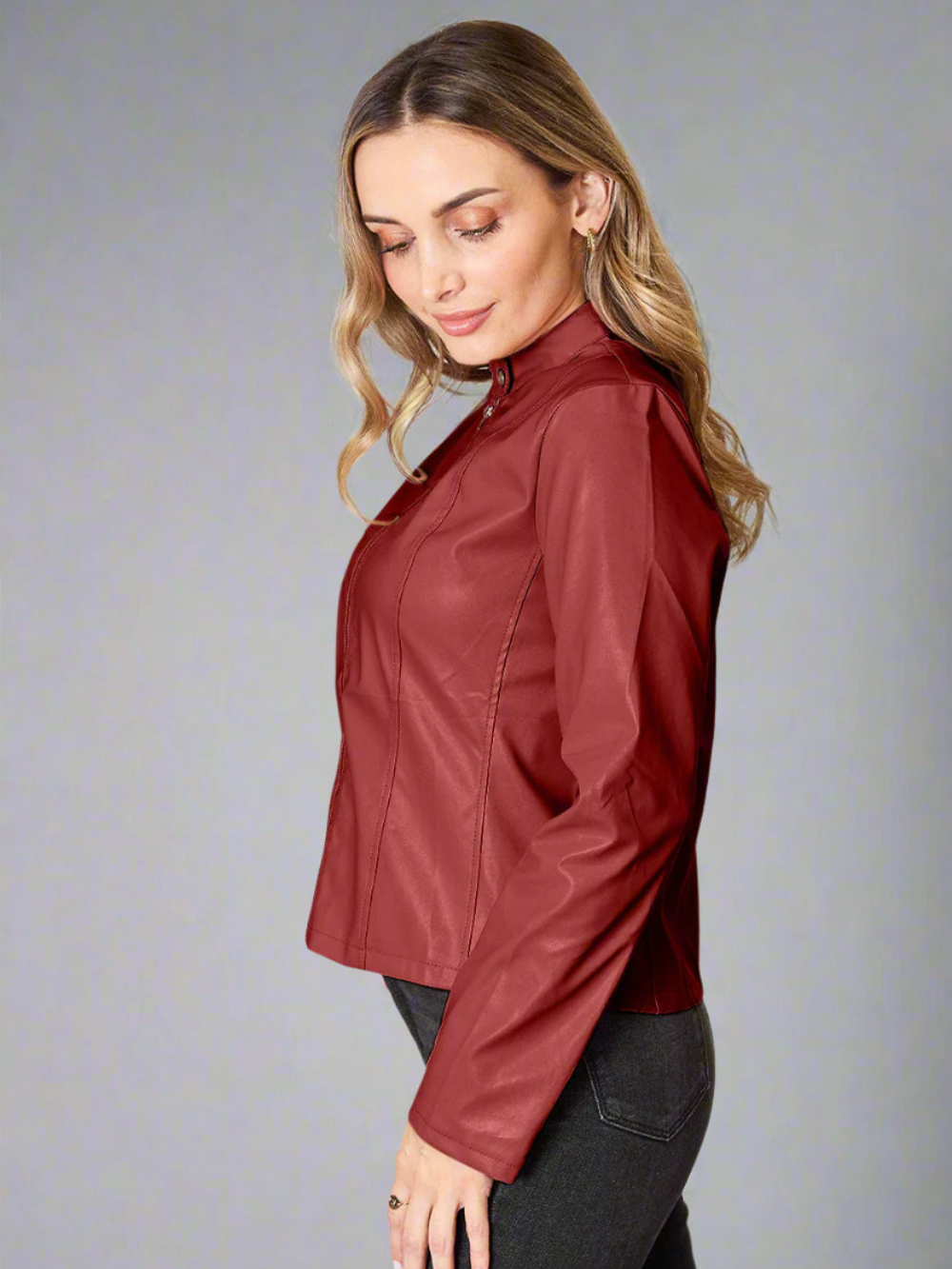 Solvivra Mockneck Rebel Zip Up Jacket