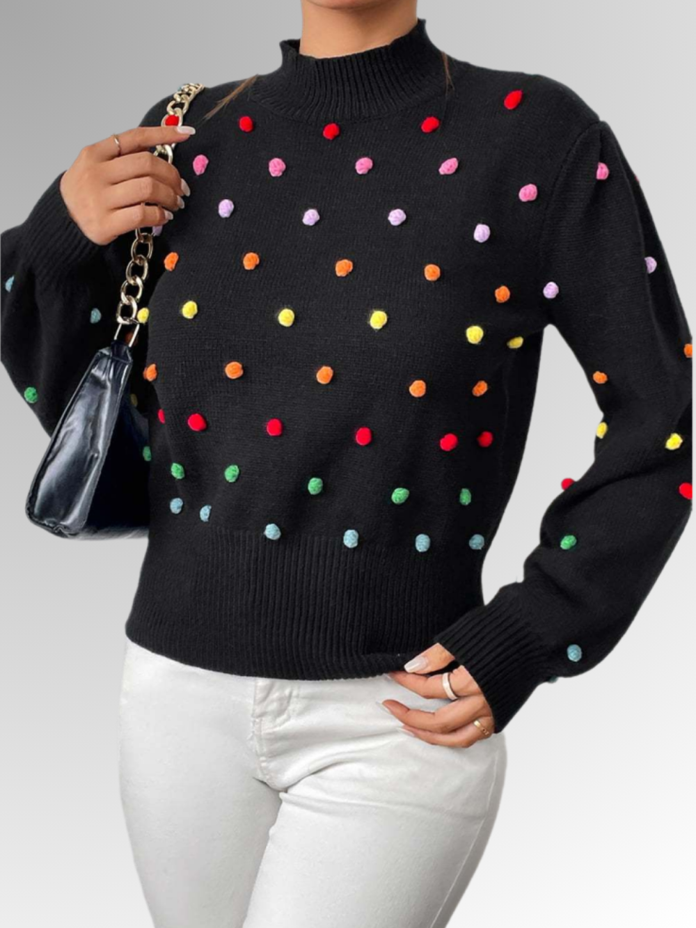 Solvivra Playful Puff Sweater