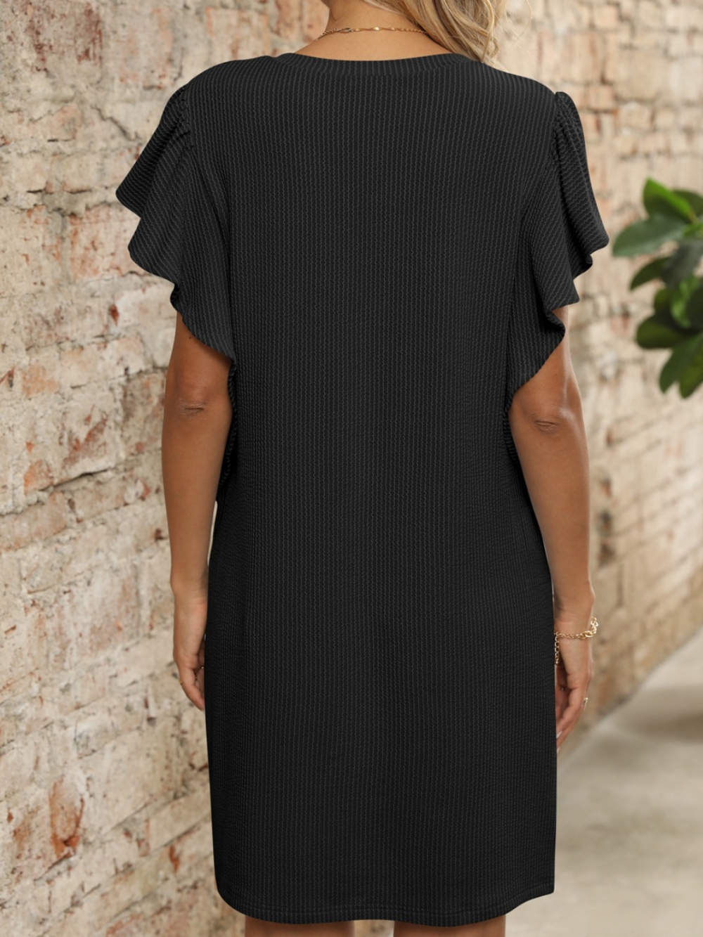 Solvivra Flirtiva Ruffle Mini Dress