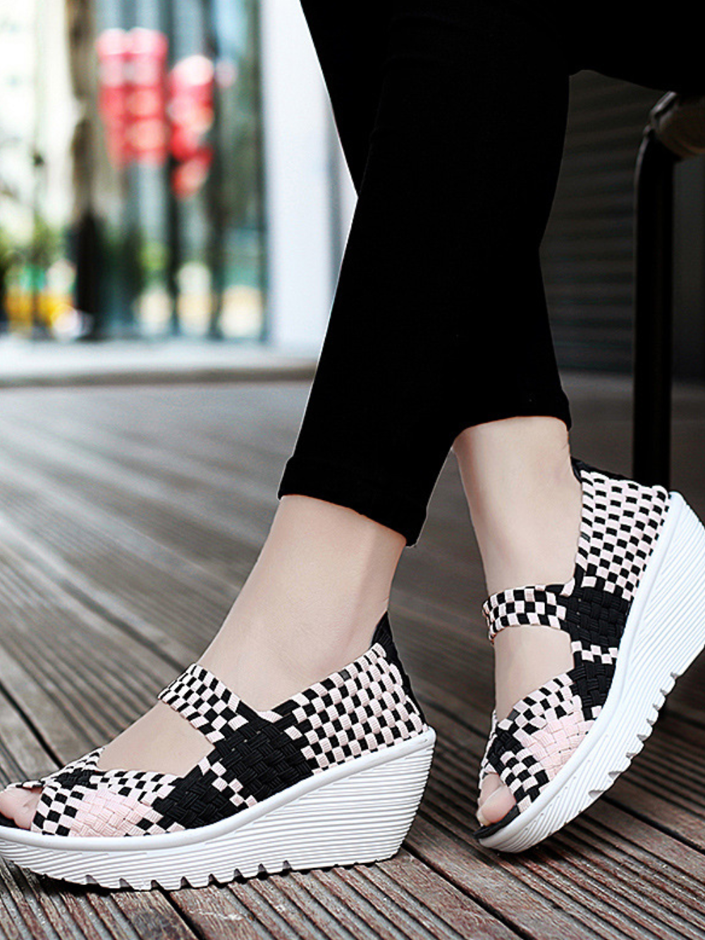 Solvivra Breathe Weave Summer Pumps