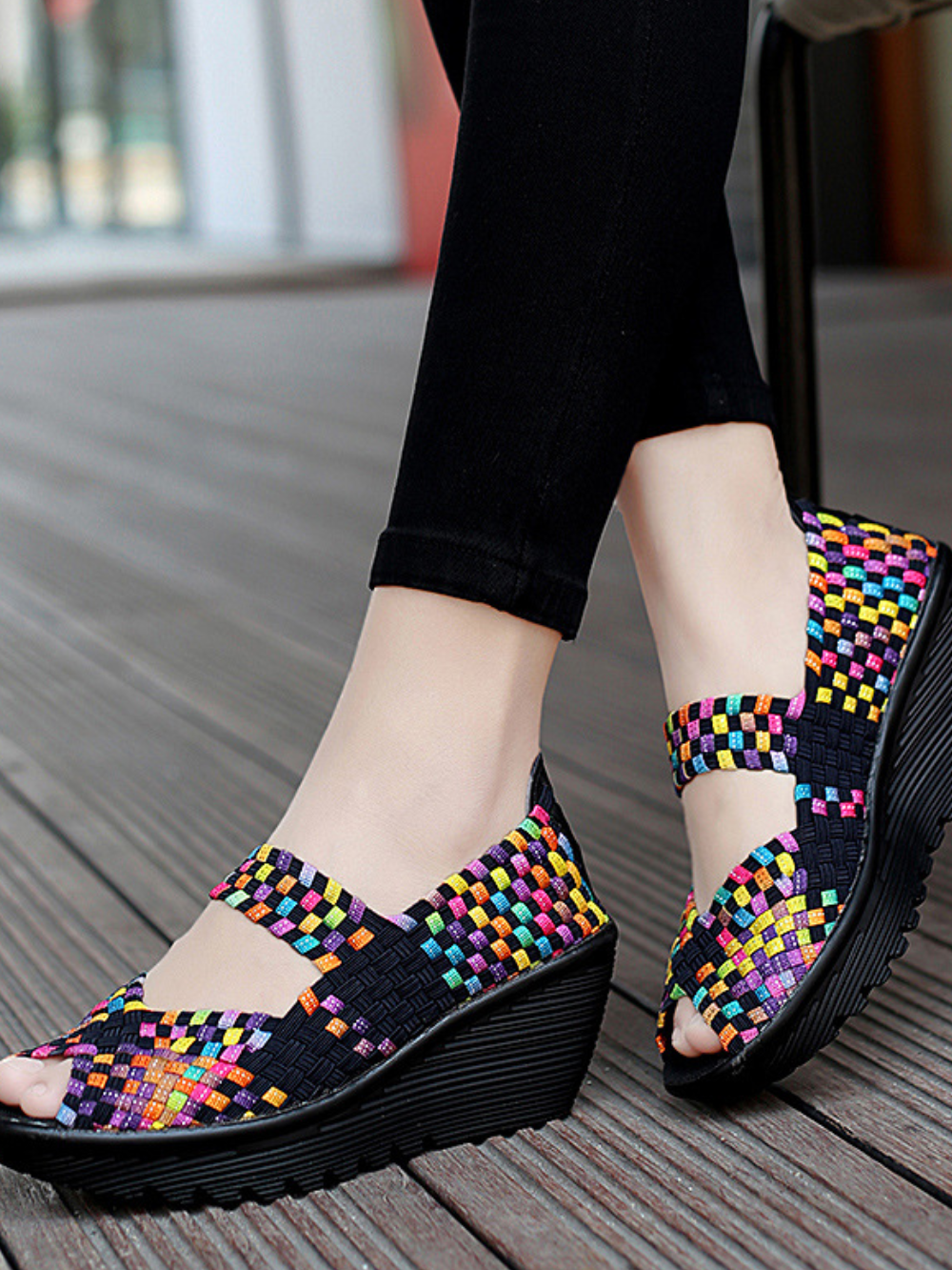 Solvivra Breathe Weave Summer Pumps