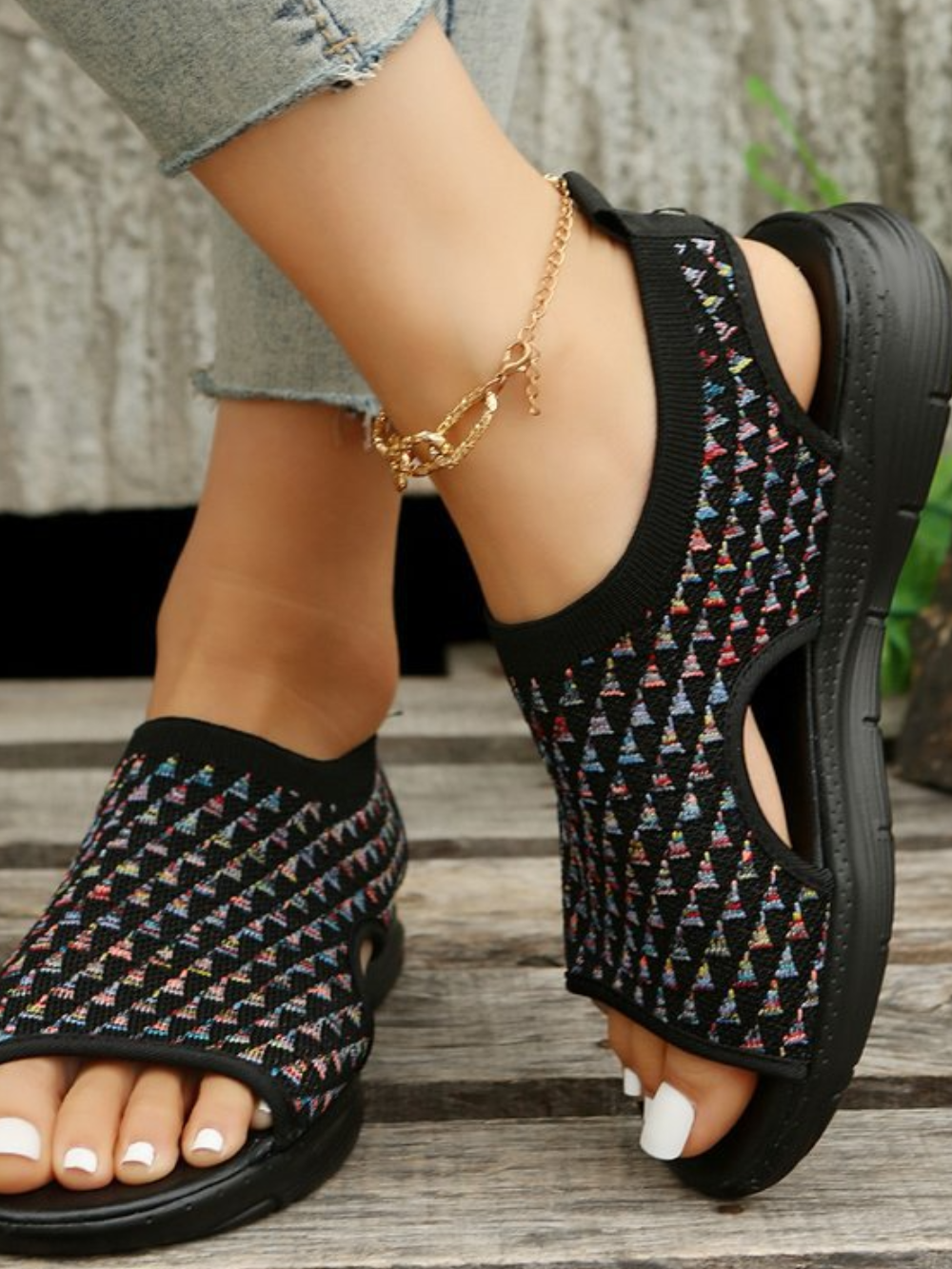 Solvivra Breezy Step Mesh Sandals