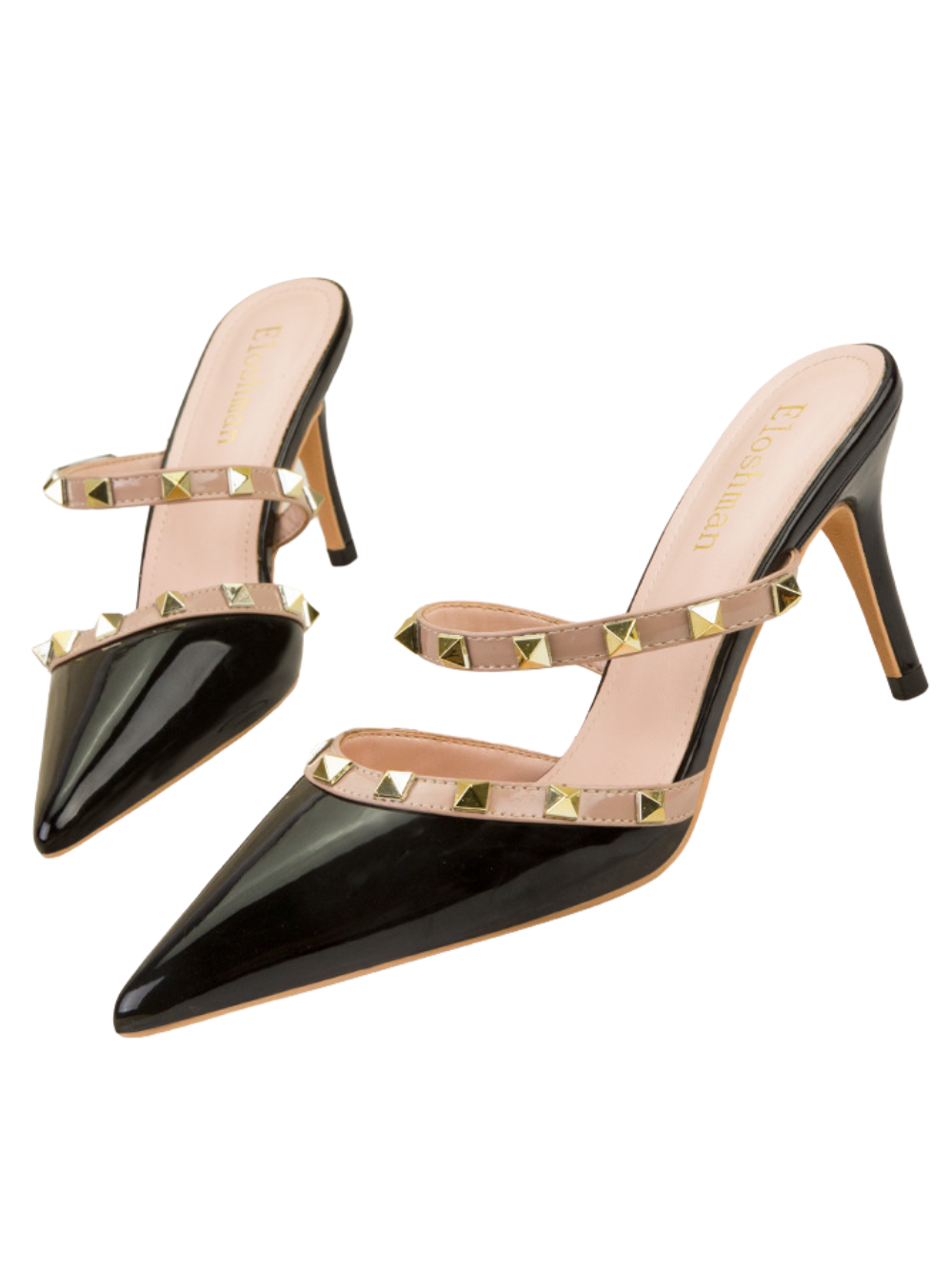 Solvivra Luxe Spike Stiletto Sandals