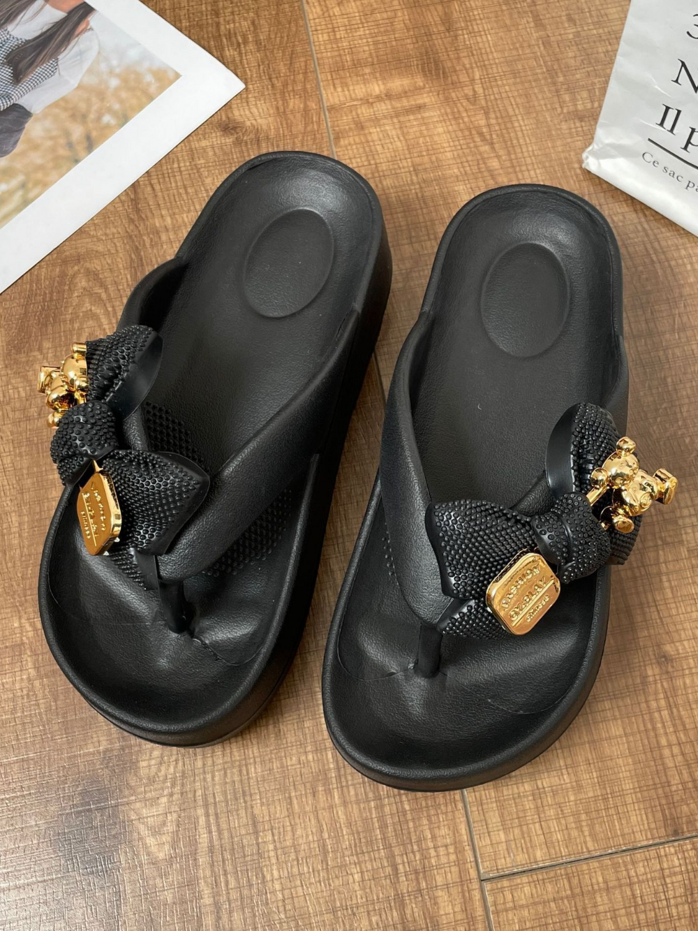 Solvivra Cuddle Wings EVA Platform Slippers